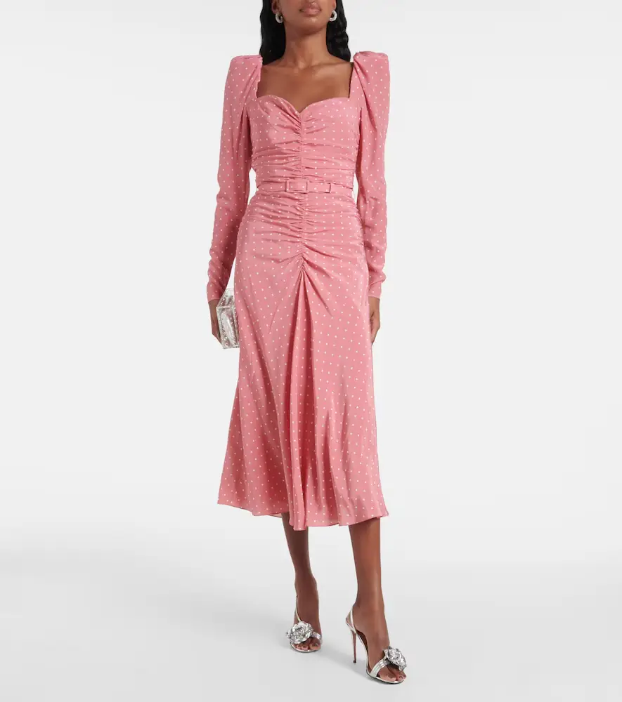 Alessandra Rich Polka-dot silk maxi dress | Thumbnail 2 Alessandra Rich Polka-dot silk maxi dress | Thumbnail 2