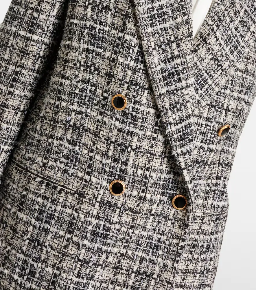 Alessandra Rich Wool lamé tweed blazer | Thumbnail 2 Alessandra Rich Wool lamé tweed blazer | Thumbnail 2