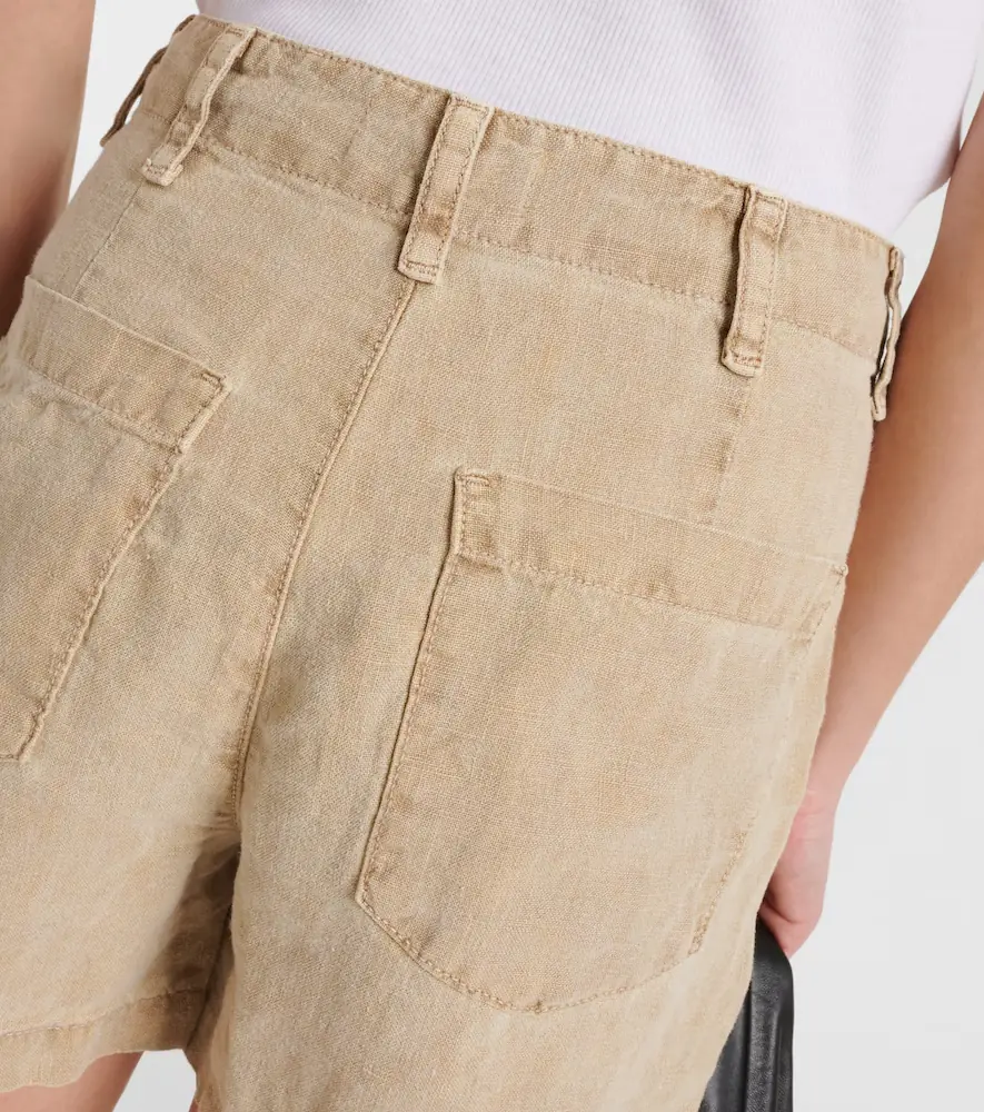 Velvet Fallon linen shorts | Thumbnail 2