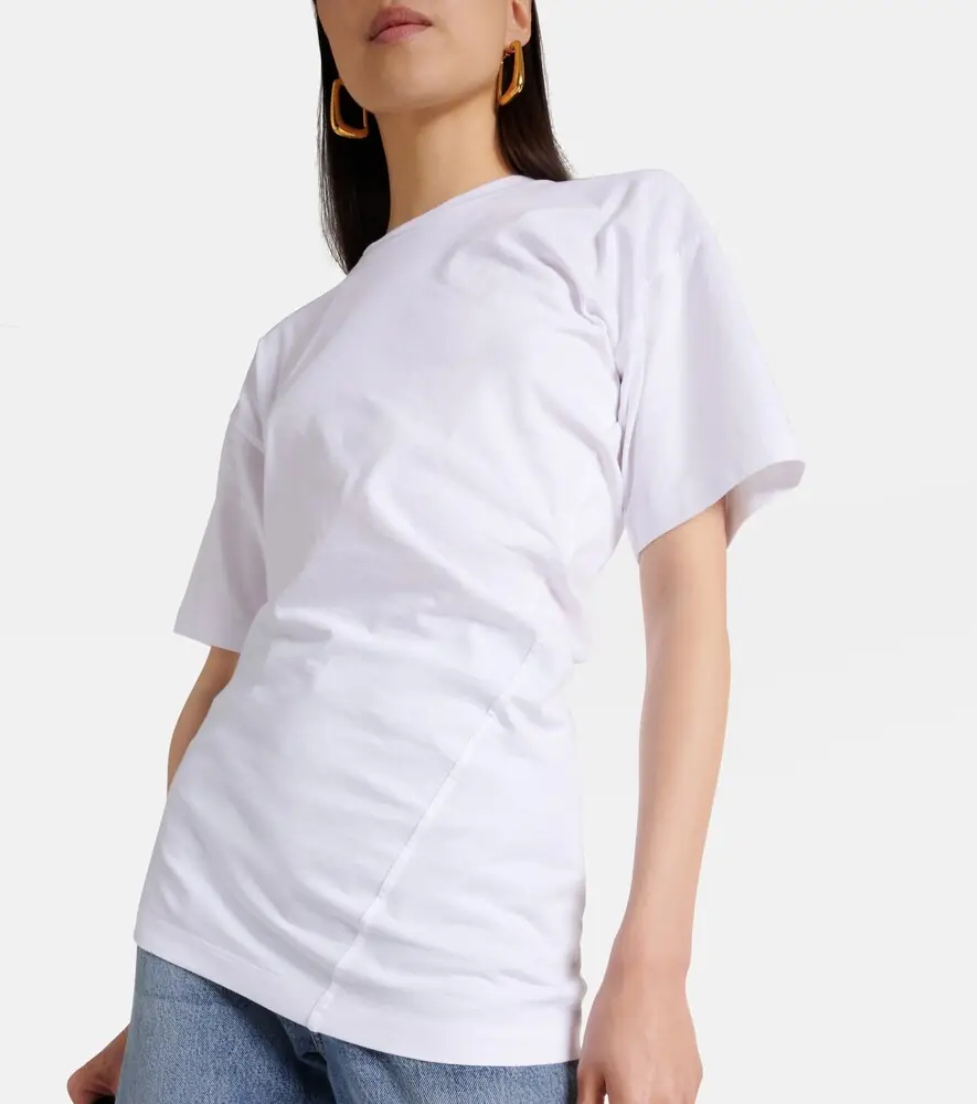 TOTEME Twisted cotton jersey T-shirt | Thumbnail 3