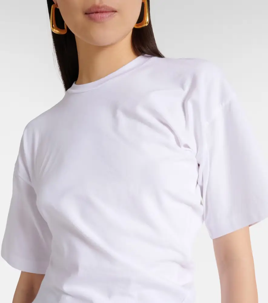 TOTEME Twisted cotton jersey T-shirt | Thumbnail 6