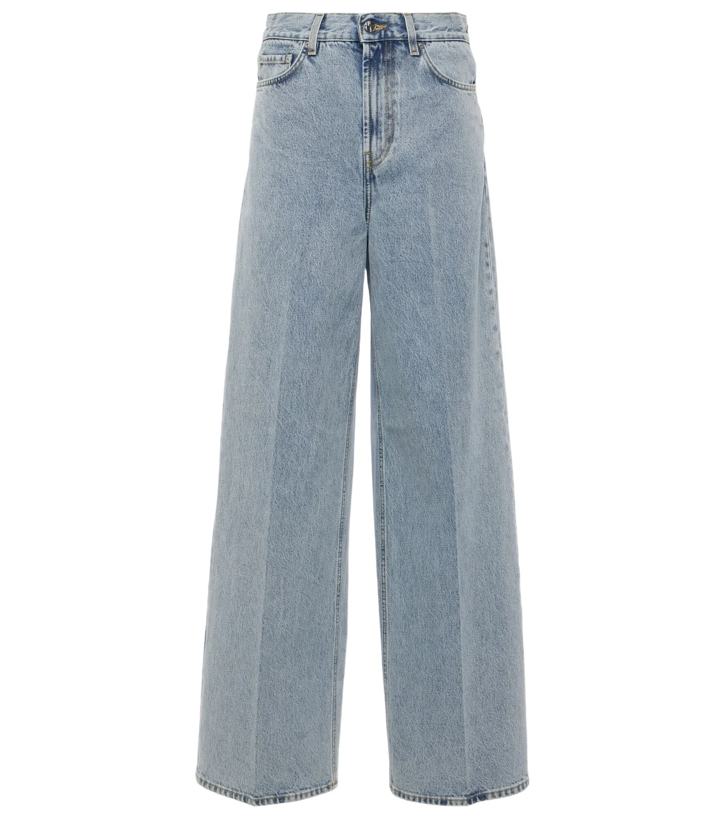 High-rise wide-leg jeans
