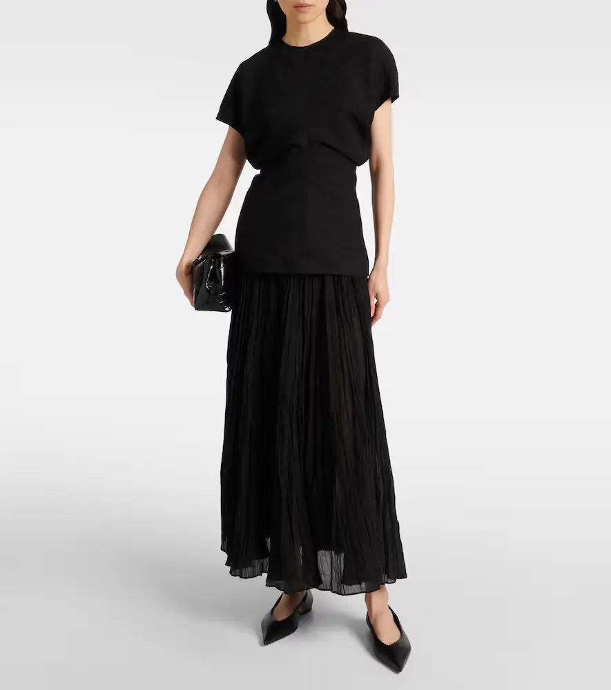 TOTEME Gathered pleated top | Thumbnail 4