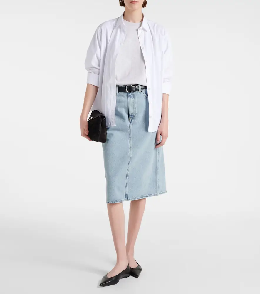 TOTEME Denim midi skirt | Thumbnail 5 TOTEME Denim midi skirt | Thumbnail 5