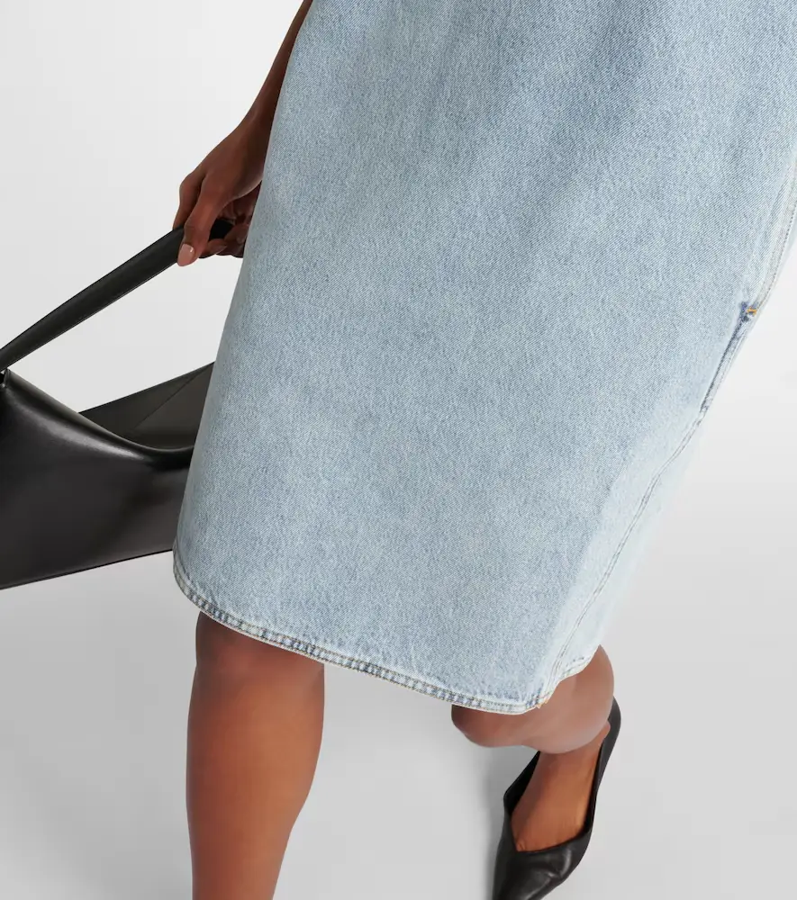 TOTEME Denim midi dress | Thumbnail 3