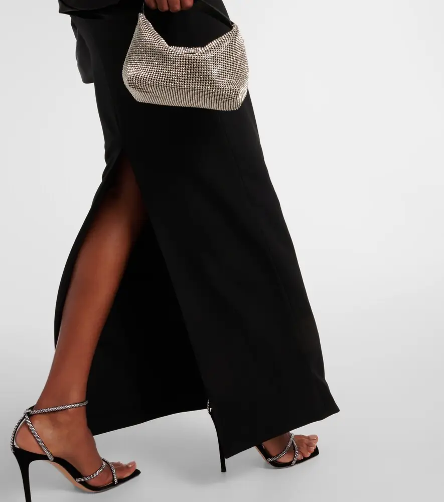 Solace London Talia off-shoulder crêpe gown | Thumbnail 4 Solace London Talia off-shoulder crêpe gown | Thumbnail 4