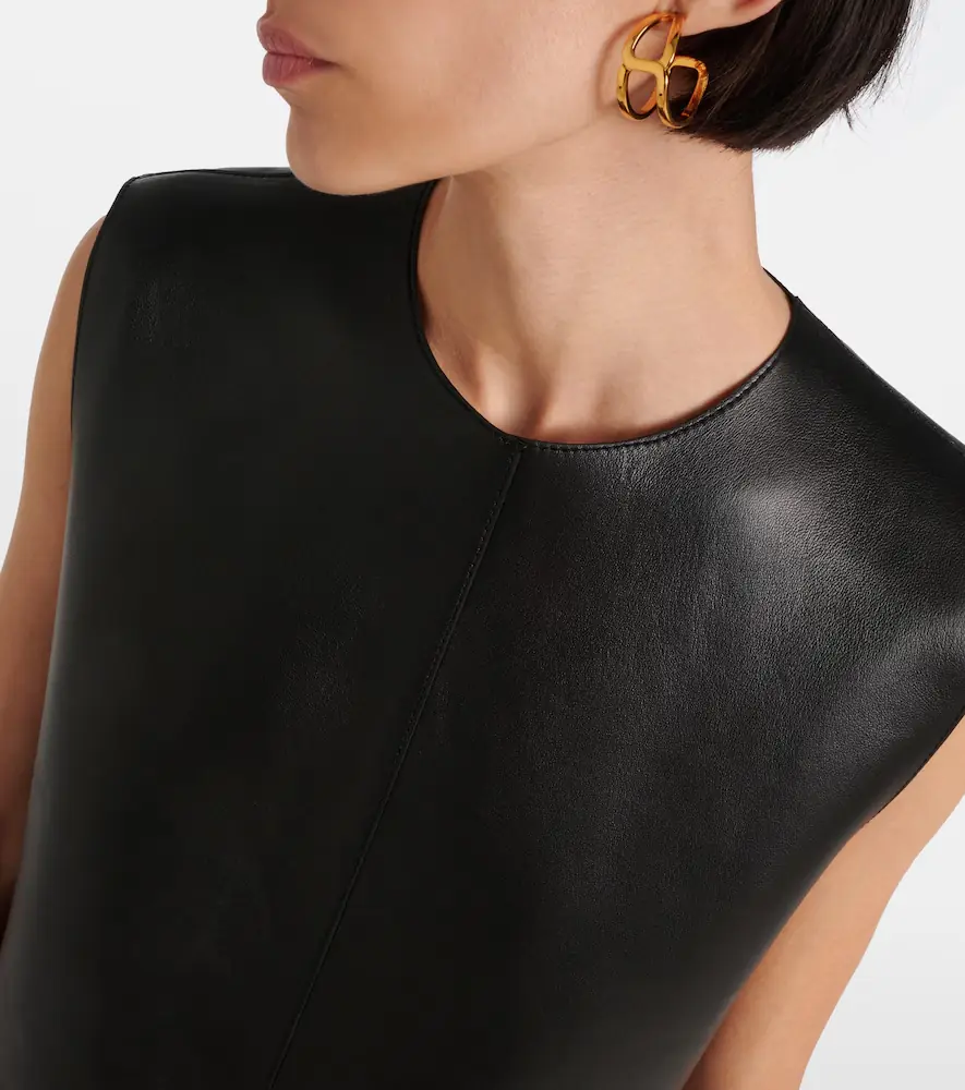 TOTEME Leather top | Thumbnail 2 TOTEME Leather top | Thumbnail 2