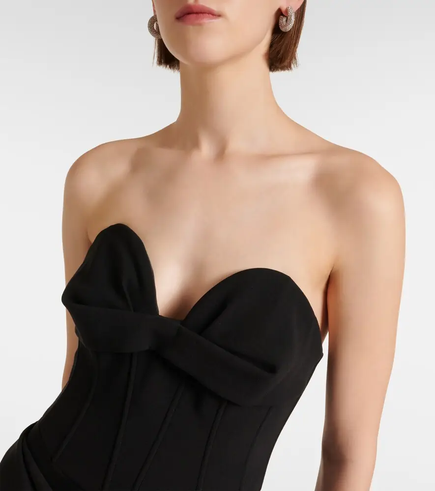 Magda Butrym Draped wool-blend bustier dress | Thumbnail 5 Magda Butrym Draped wool-blend bustier dress | Thumbnail 5