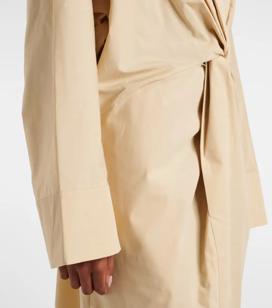 Tove Ailin draped cotton midi dress | Thumbnail 2