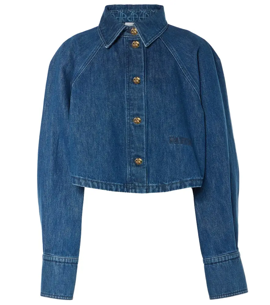 Patou Cropped denim shirt | Image 1 Patou Cropped denim shirt | Image 1