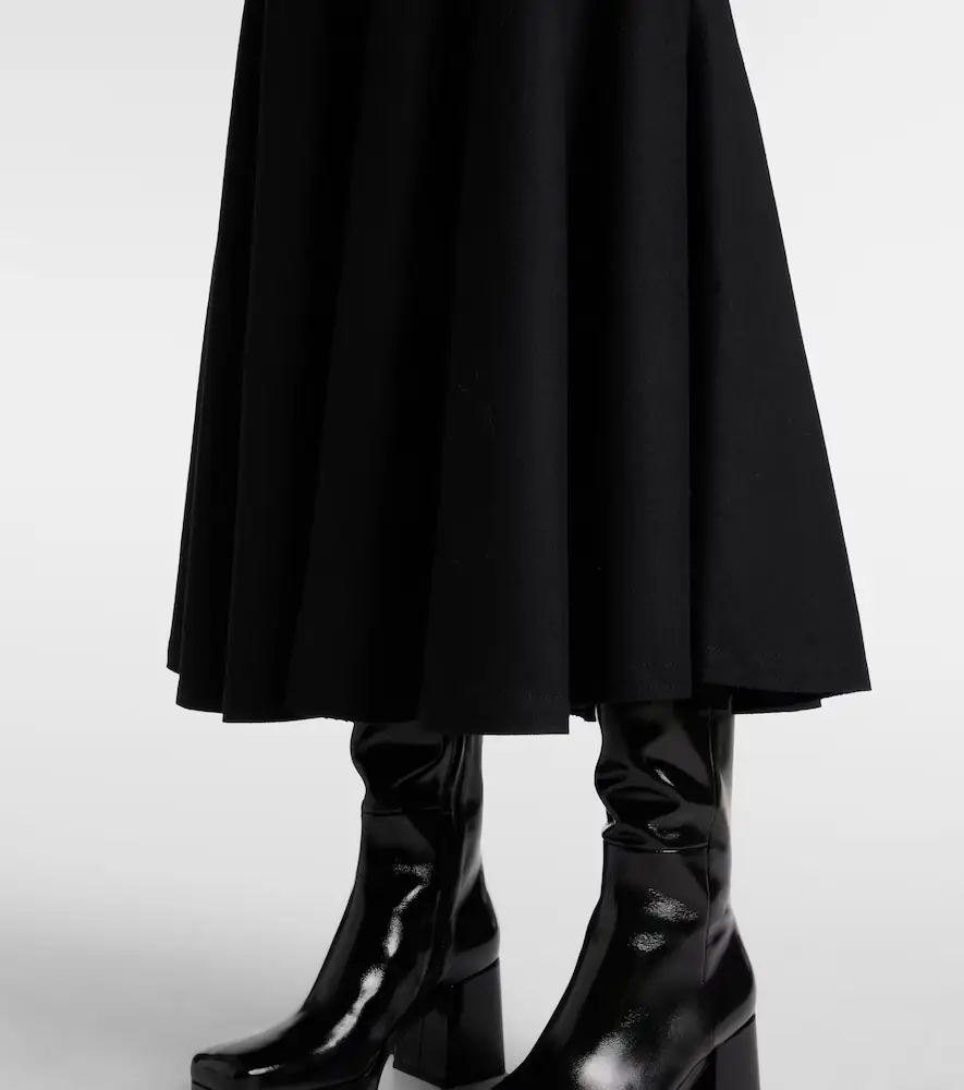 Patou Peplum wool-blend midi skirt | Thumbnail 3 Patou Peplum wool-blend midi skirt | Thumbnail 3