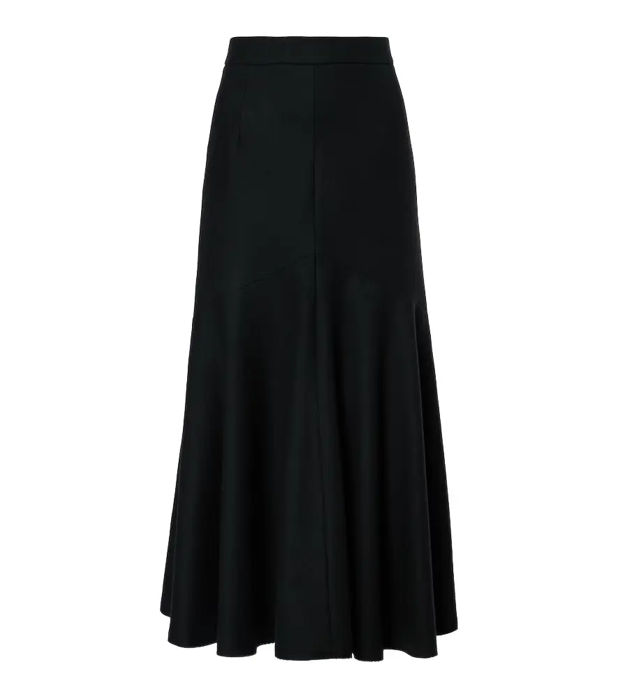 Patou Peplum wool-blend midi skirt | Image 1 Patou Peplum wool-blend midi skirt | Image 1
