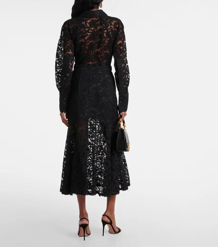 Patou Cotton-blend lace maxi skirt | Thumbnail 5 Patou Cotton-blend lace maxi skirt | Thumbnail 5