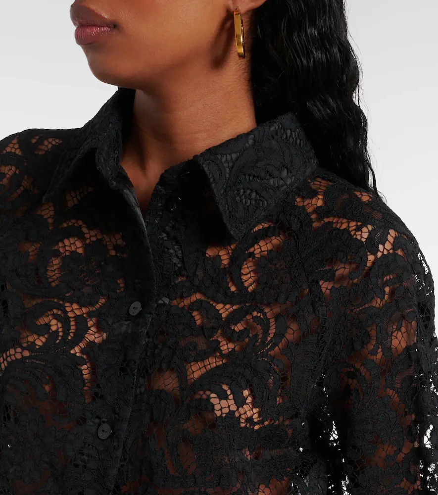 Patou Cropped lace blouse | Thumbnail 3