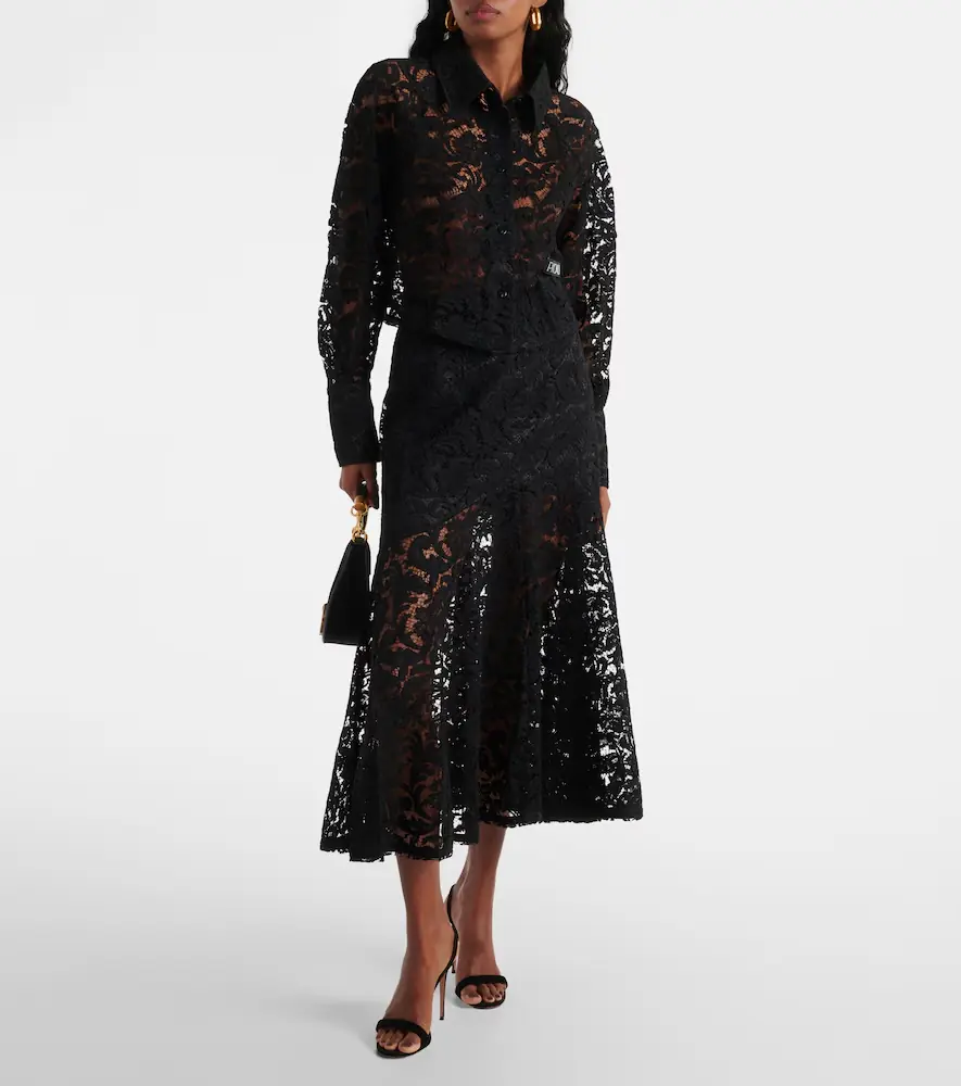 Patou Cropped lace blouse | Thumbnail 5