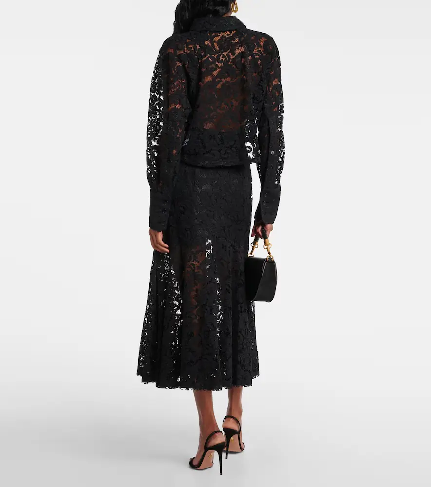 Patou Cropped lace blouse | Thumbnail 6