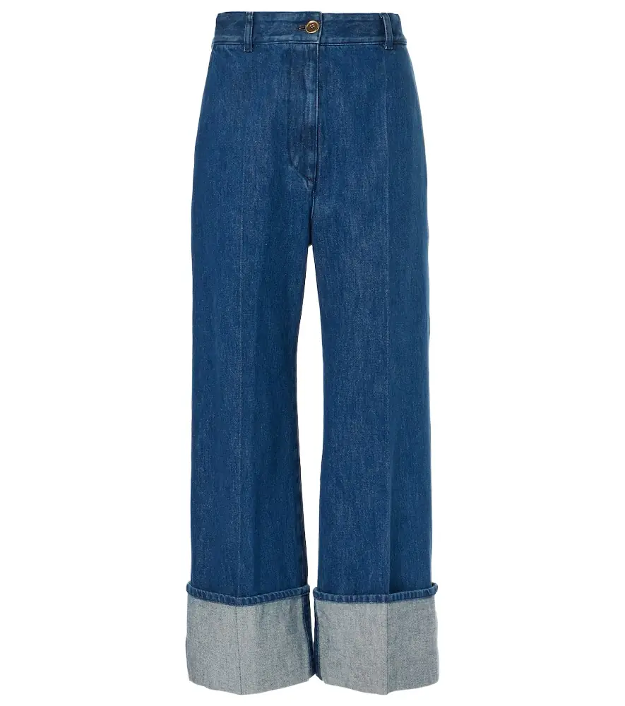 Patou Cropped wide-leg jeans | Image 1 Patou Cropped wide-leg jeans | Image 1