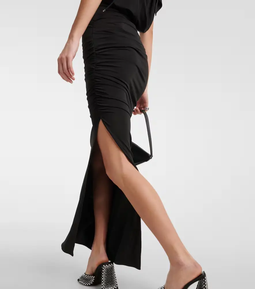 The Attico Ruched draped jersey gown | Thumbnail 6