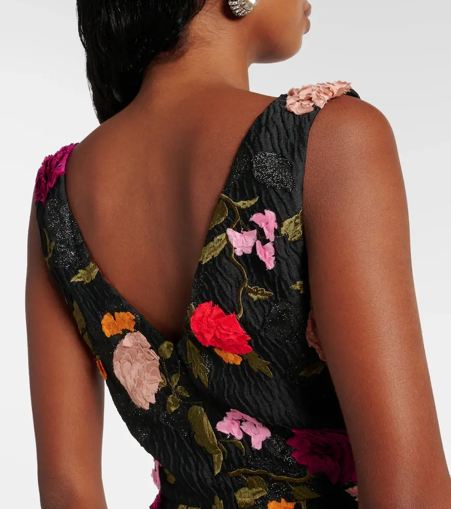 Erdem Embroidered jacquard gown | Thumbnail 4