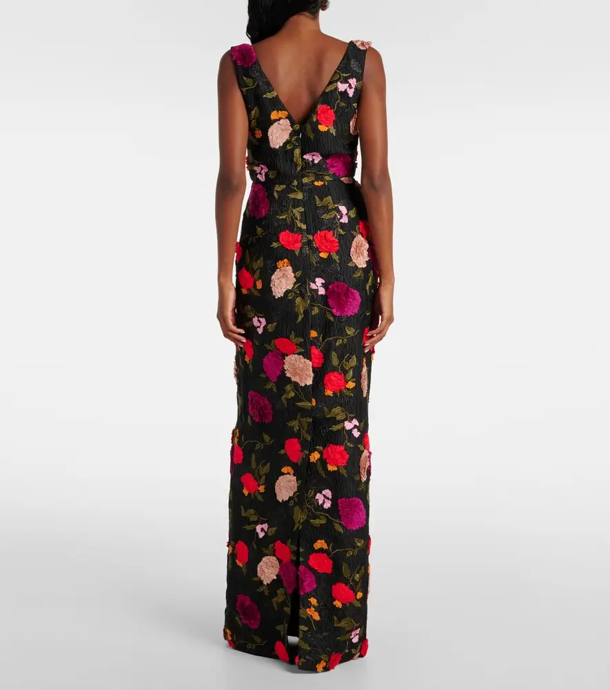 Erdem Embroidered jacquard gown | Thumbnail 6