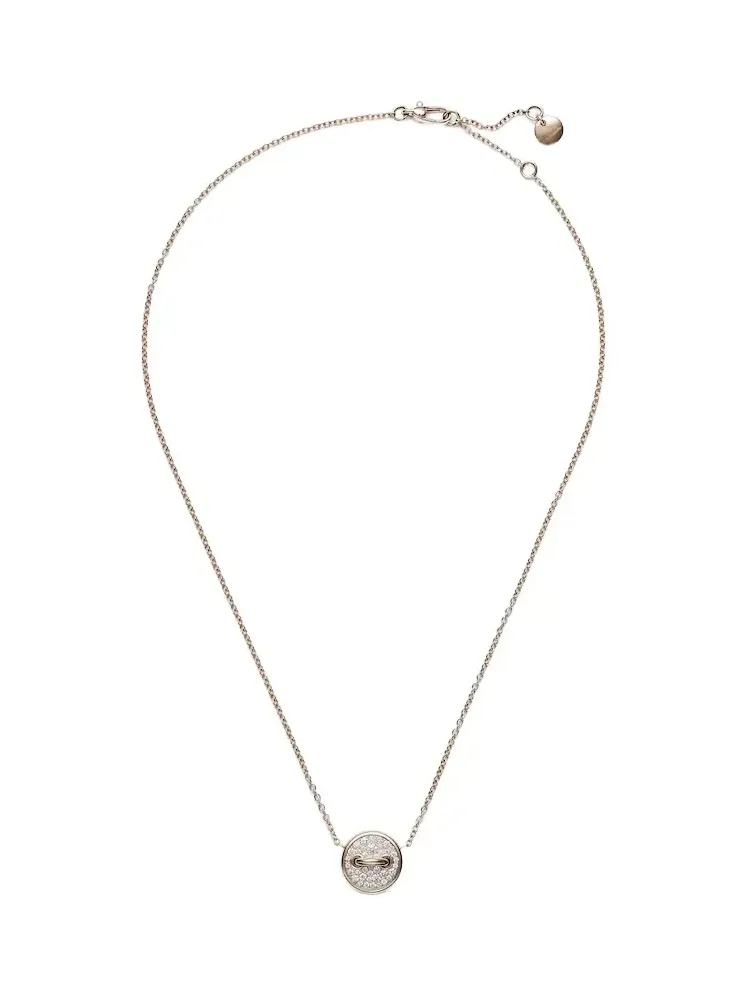 Pom Pom Dot 18kt rose gold pendant necklace with mother-of-pearl and diamonds Pom Pom Dot 18kt rose gold pendant necklace with mother-of-pearl and diamonds