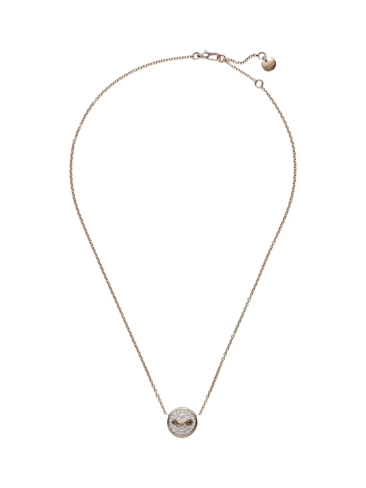Pom Pom Dot 18kt rose gold pendant necklace with mother-of-pearl and diamonds Pom Pom Dot 18kt rose gold pendant necklace with mother-of-pearl and diamonds