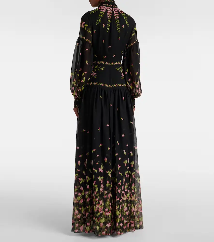 Erdem Floral silk voile gown | Thumbnail 5