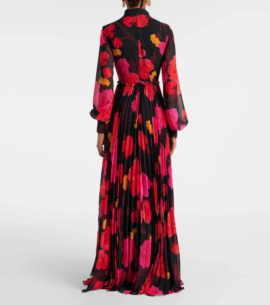 Erdem Floral pleated voile gown | Thumbnail 2