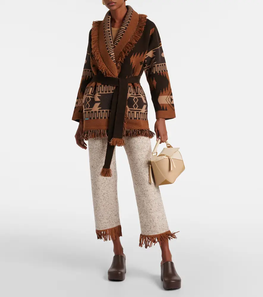 Alanui Dreamscape fringed wool-blend pants | Thumbnail 5