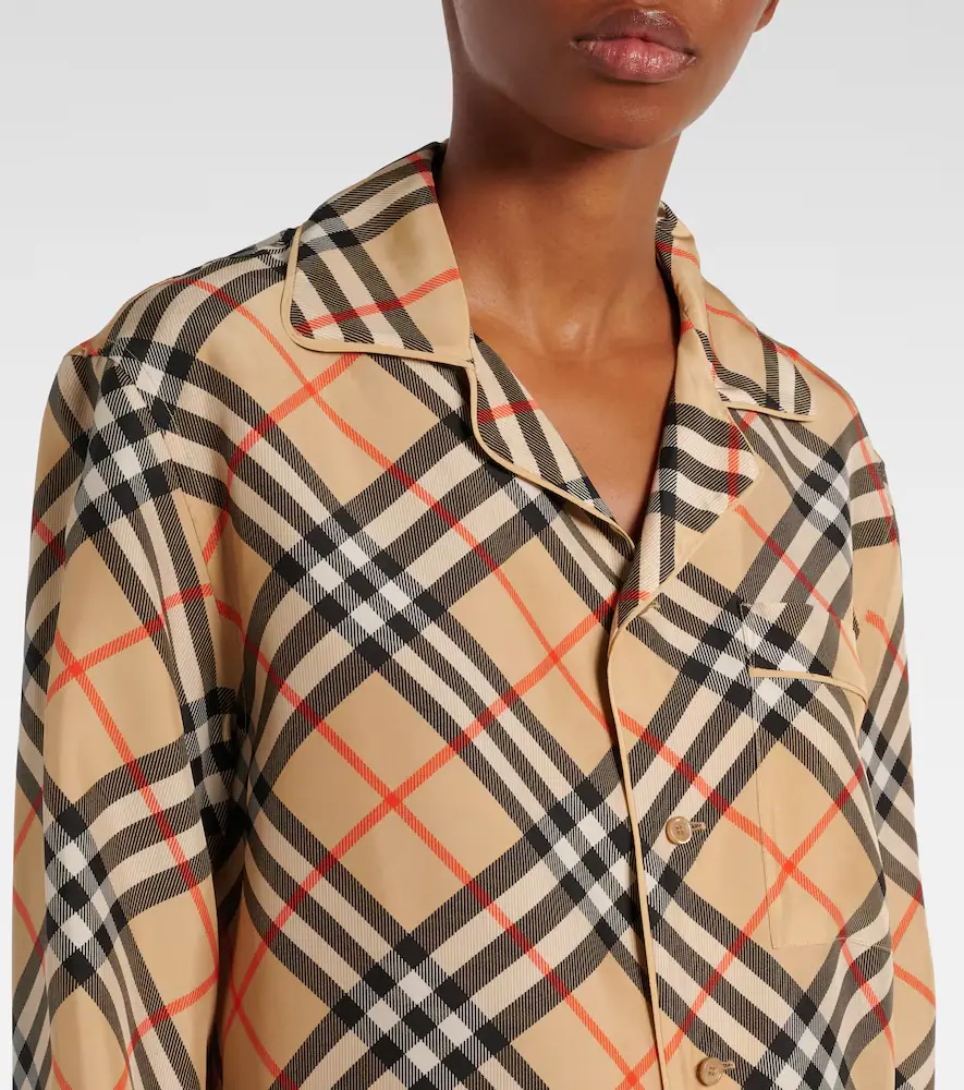 Burberry Knitted silk top | Thumbnail 3