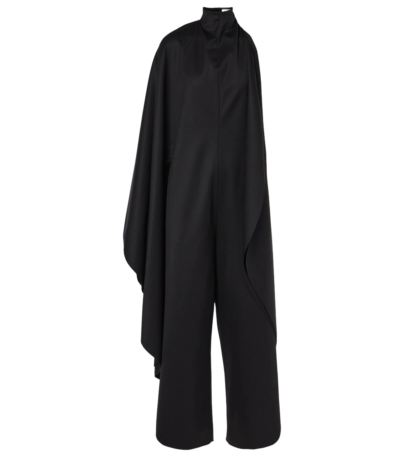 Open-back wool grain de poudre jumpsuit Open-back wool grain de poudre jumpsuit