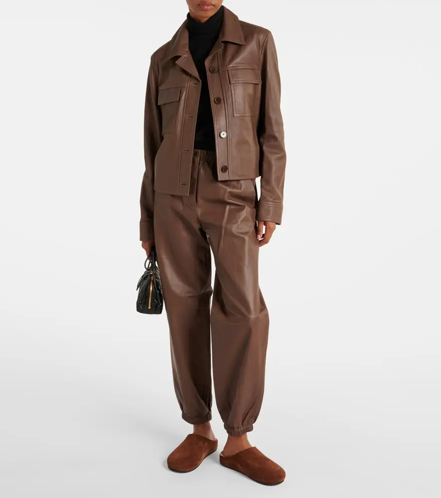 Joseph Leather sweatpants | Thumbnail 2 Joseph Leather sweatpants | Thumbnail 2