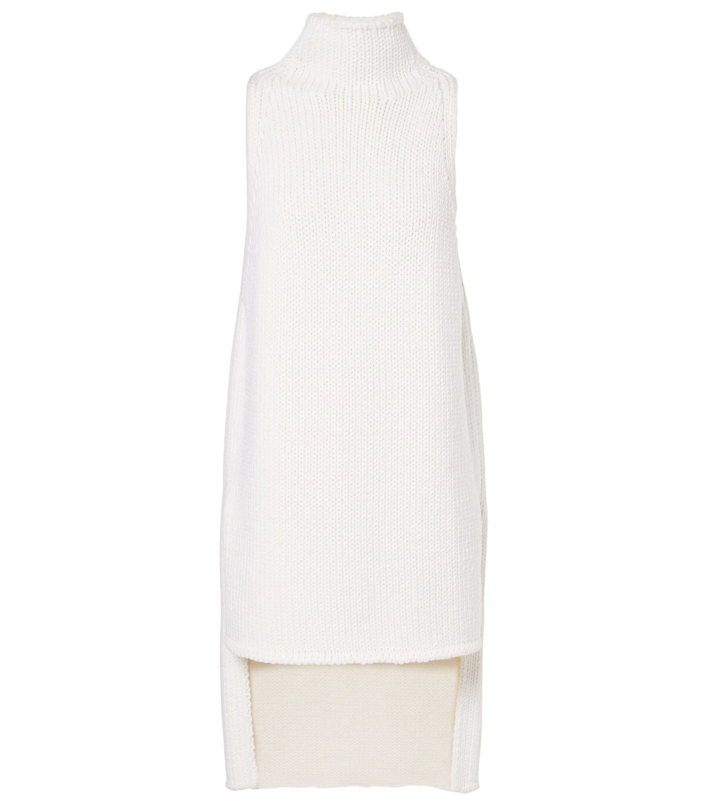 ALAÏA Caped wool turtleneck top