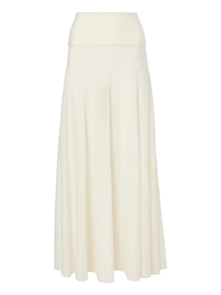 Alaïa Low-rise virgin wool maxi skirt Alaïa Low-rise virgin wool maxi skirt