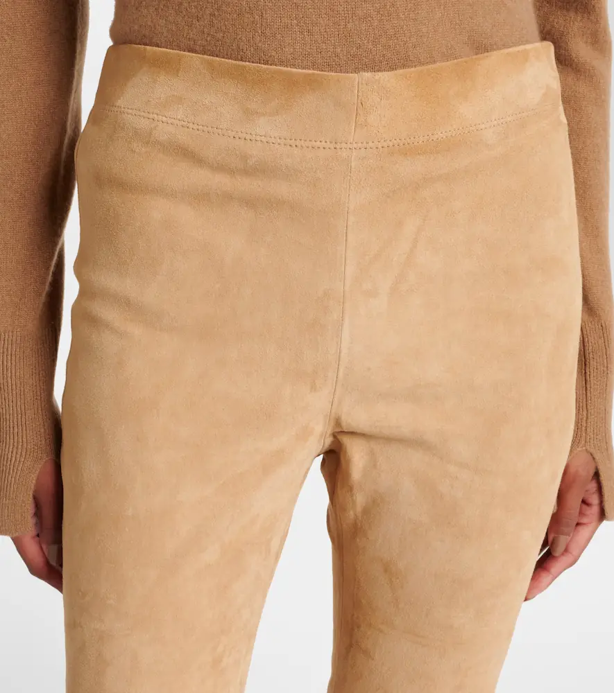 Joseph Mid-rise suede leggings | Thumbnail 2 Joseph Mid-rise suede leggings | Thumbnail 2