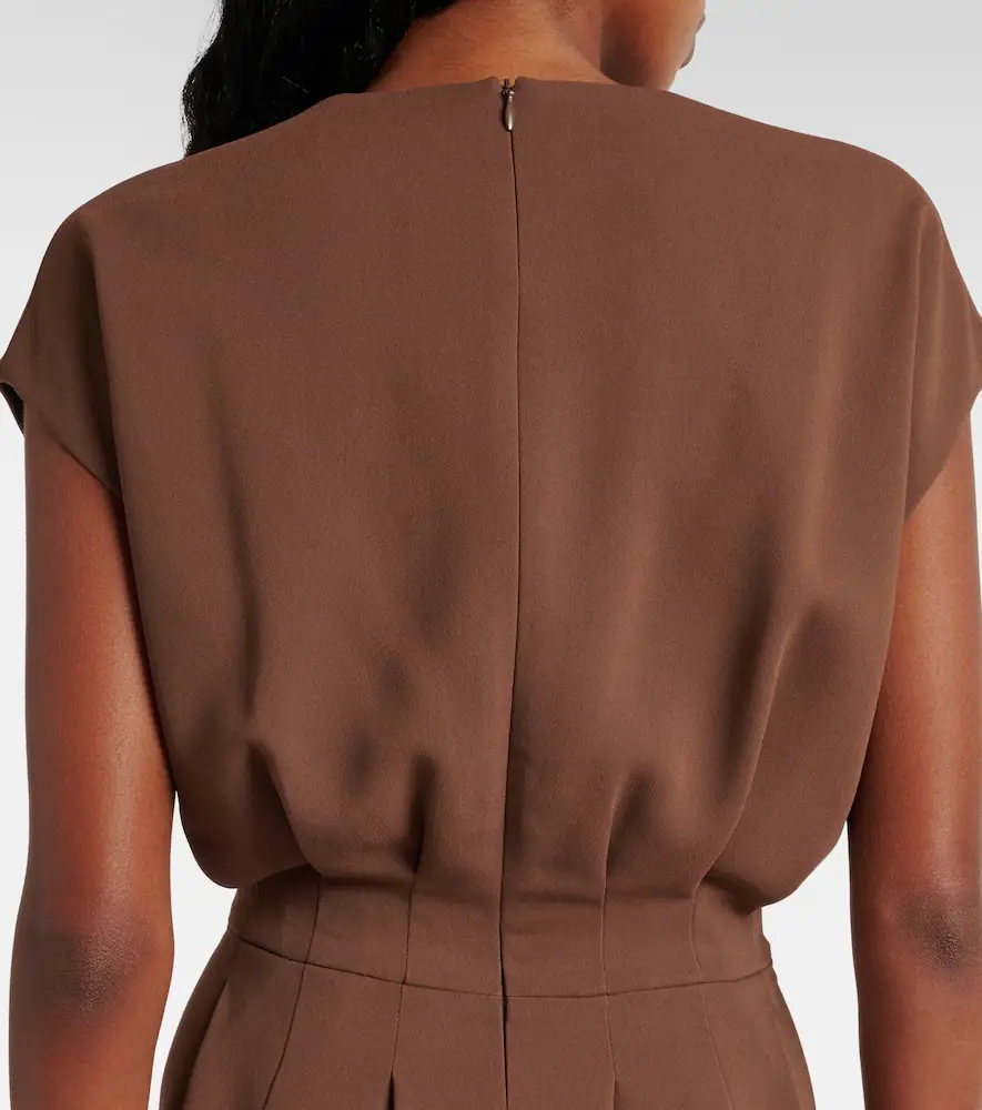 Joseph Pleated cady midi dress | Thumbnail 4 Joseph Pleated cady midi dress | Thumbnail 4