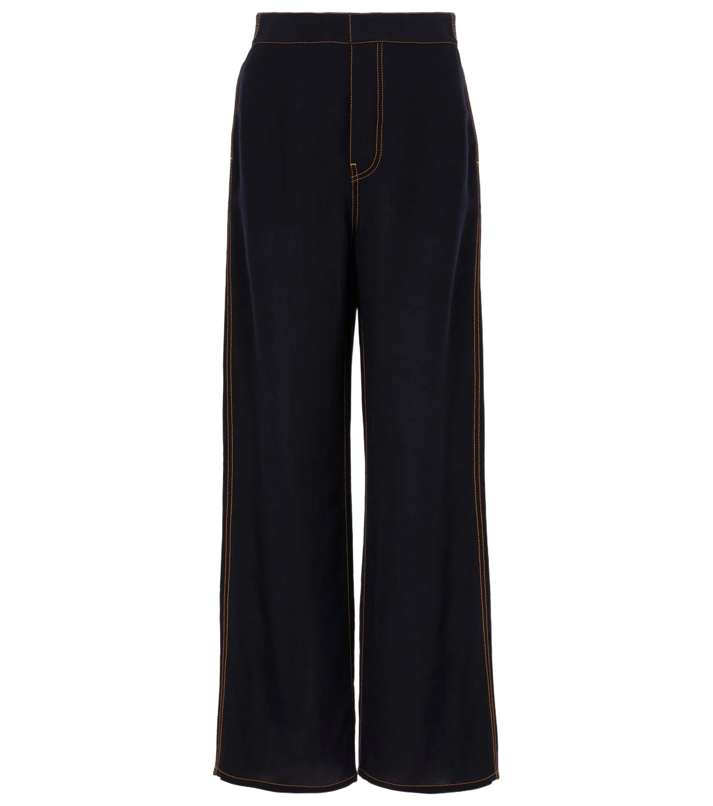 Alaïa Tailored wool-blend georgette wide-leg pants Alaïa Tailored wool-blend georgette wide-leg pants