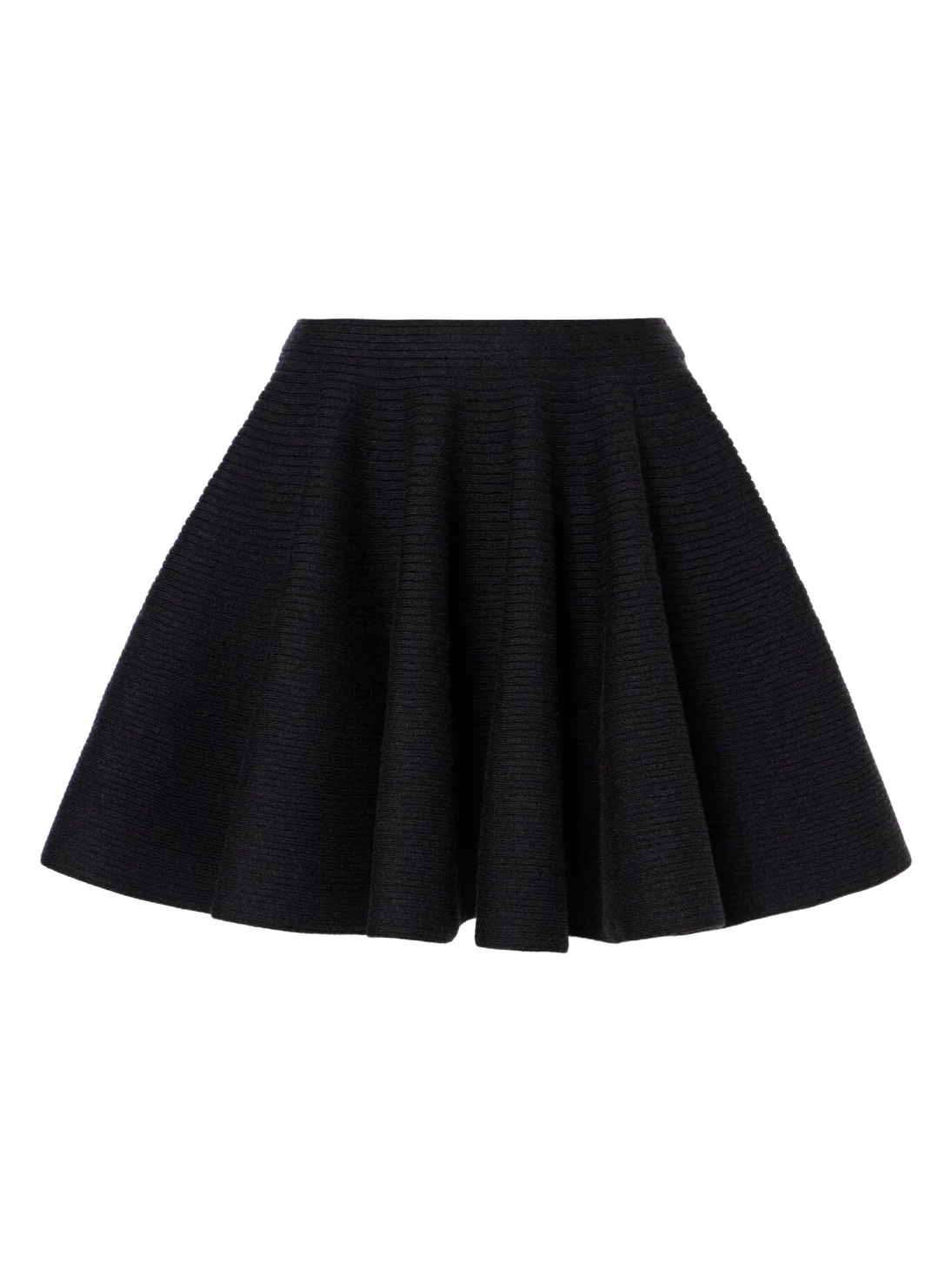 Wool-blend miniskirt