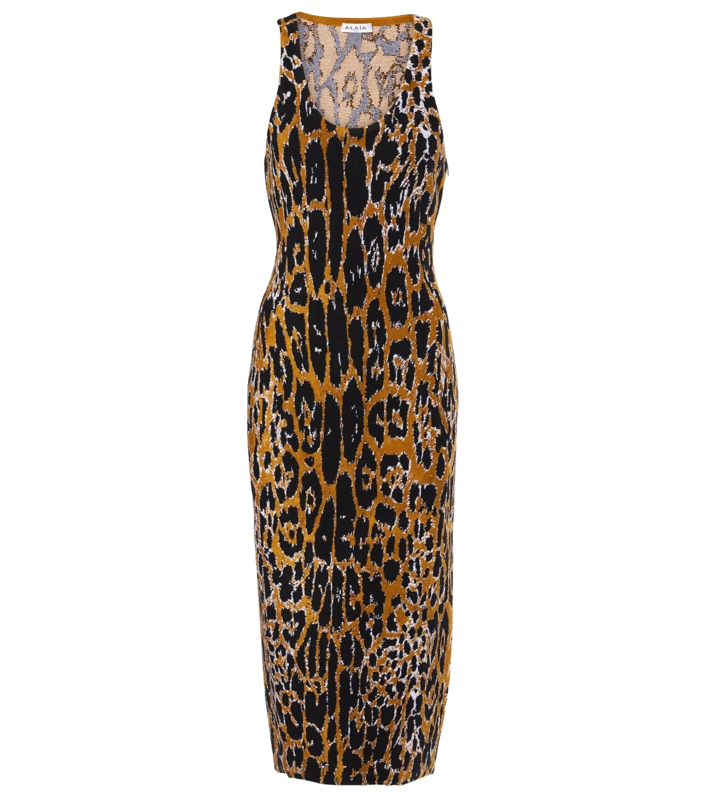 Alaïa Jacquard midi dress Alaïa Jacquard midi dress