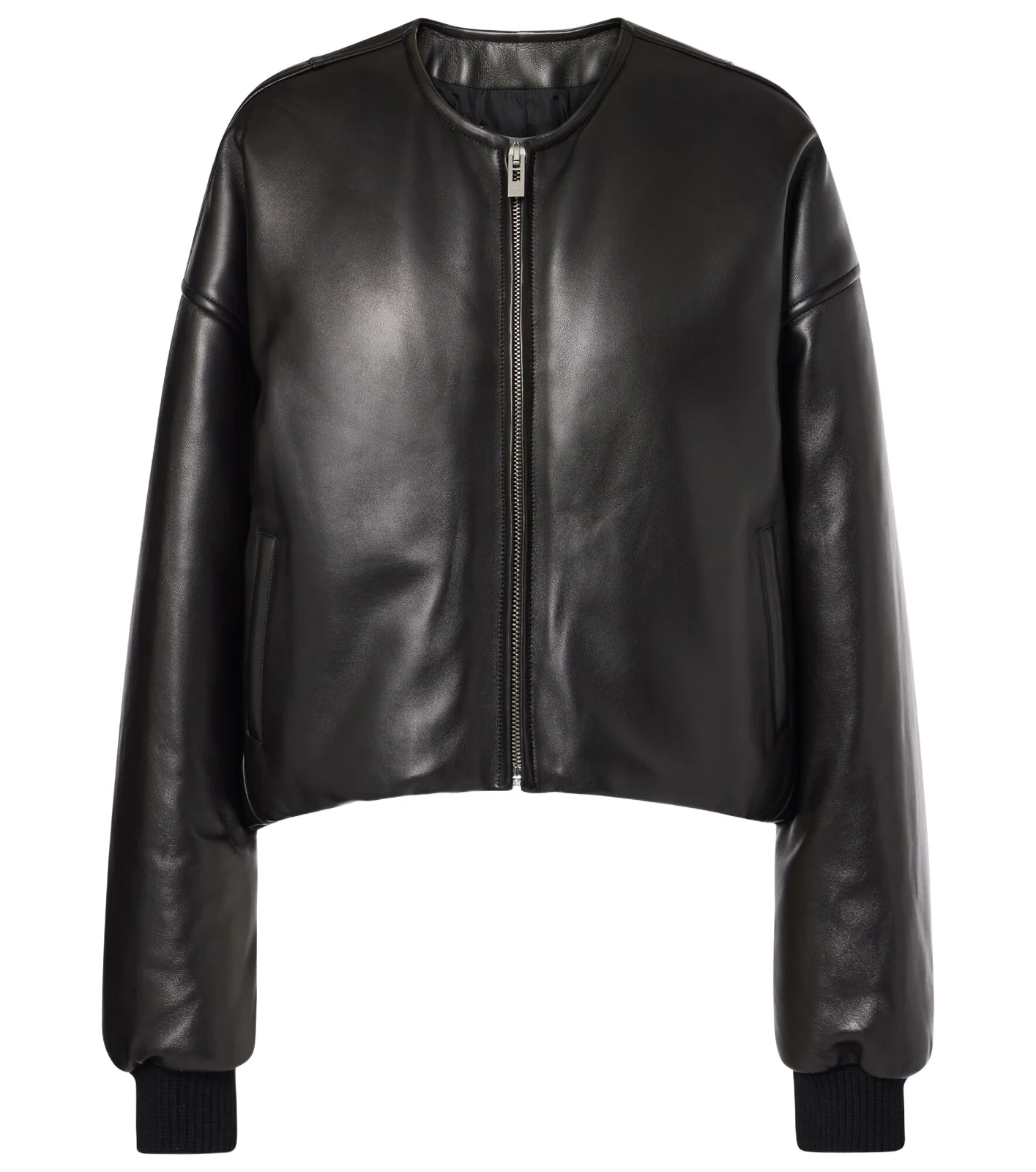 Leather bomber jacket Leather bomber jacket