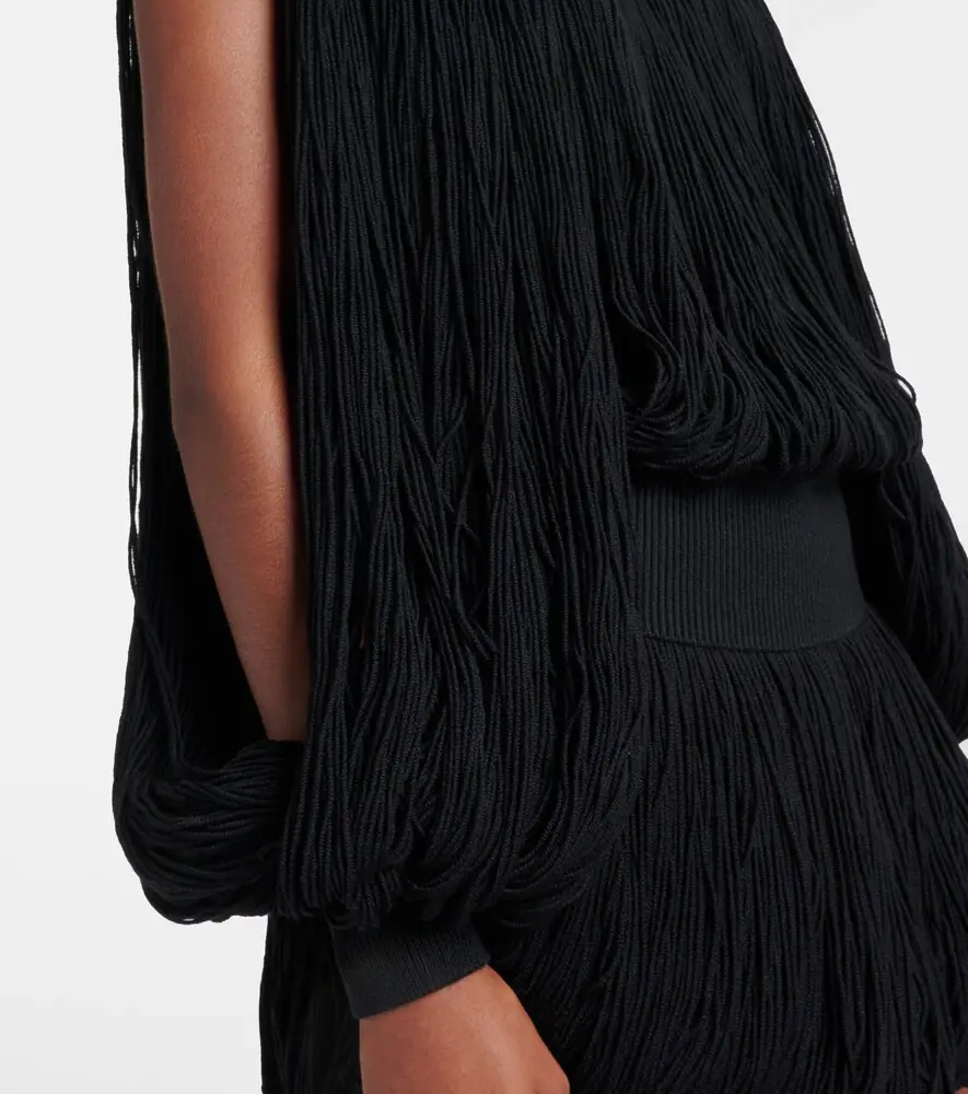 Alaïa Alaïa Fringed wool sweater | Thumbnail 2 Alaïa Alaïa Fringed wool sweater | Thumbnail 2