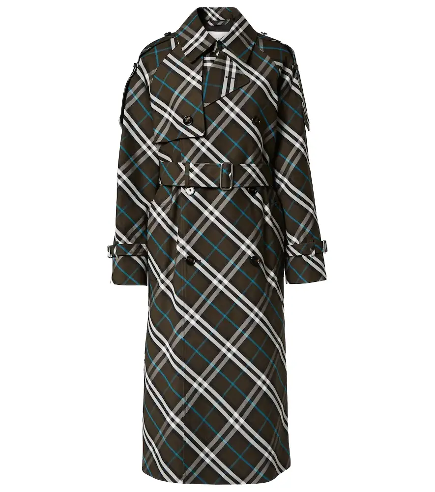 Burberry Check trench coat