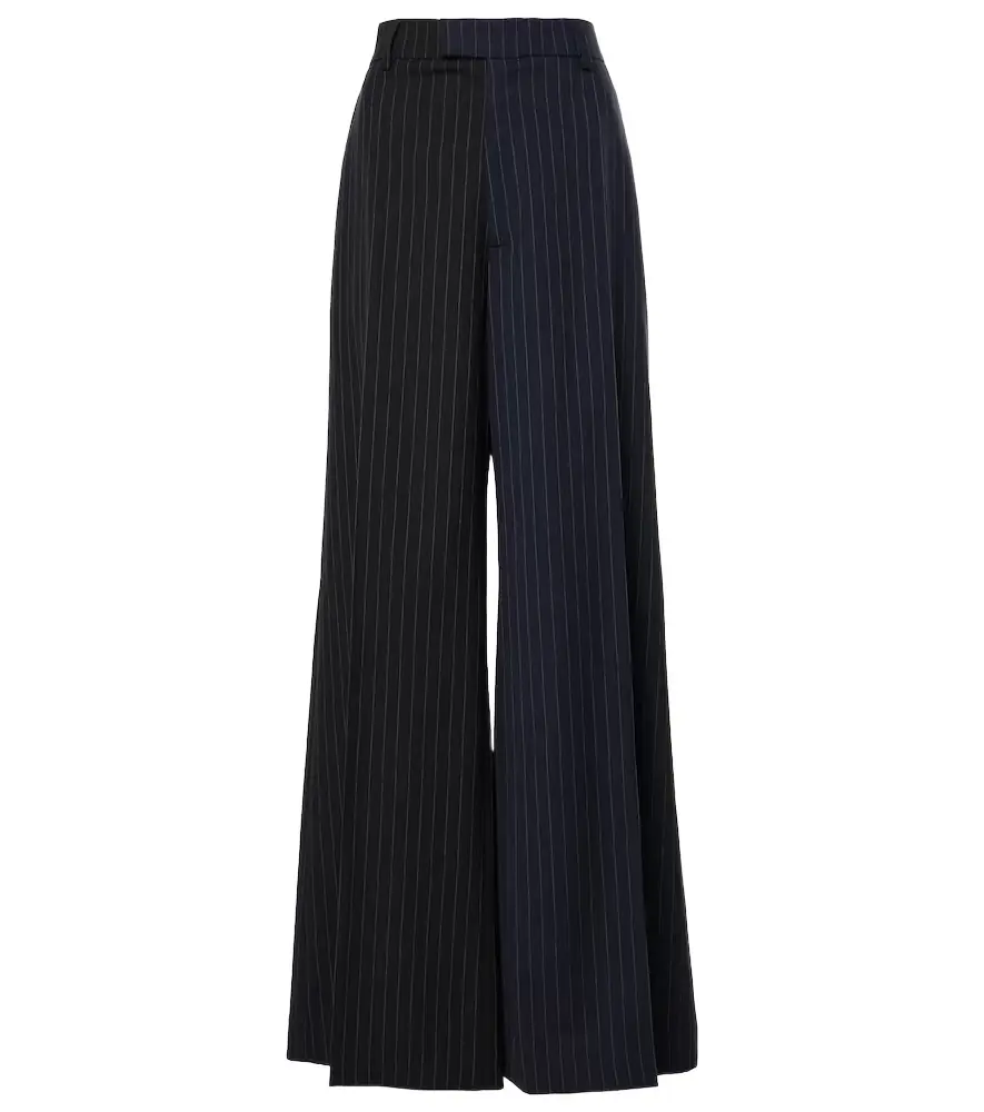Vetements Pinstripe wool wide-leg pants | Image 1 Vetements Pinstripe wool wide-leg pants | Image 1