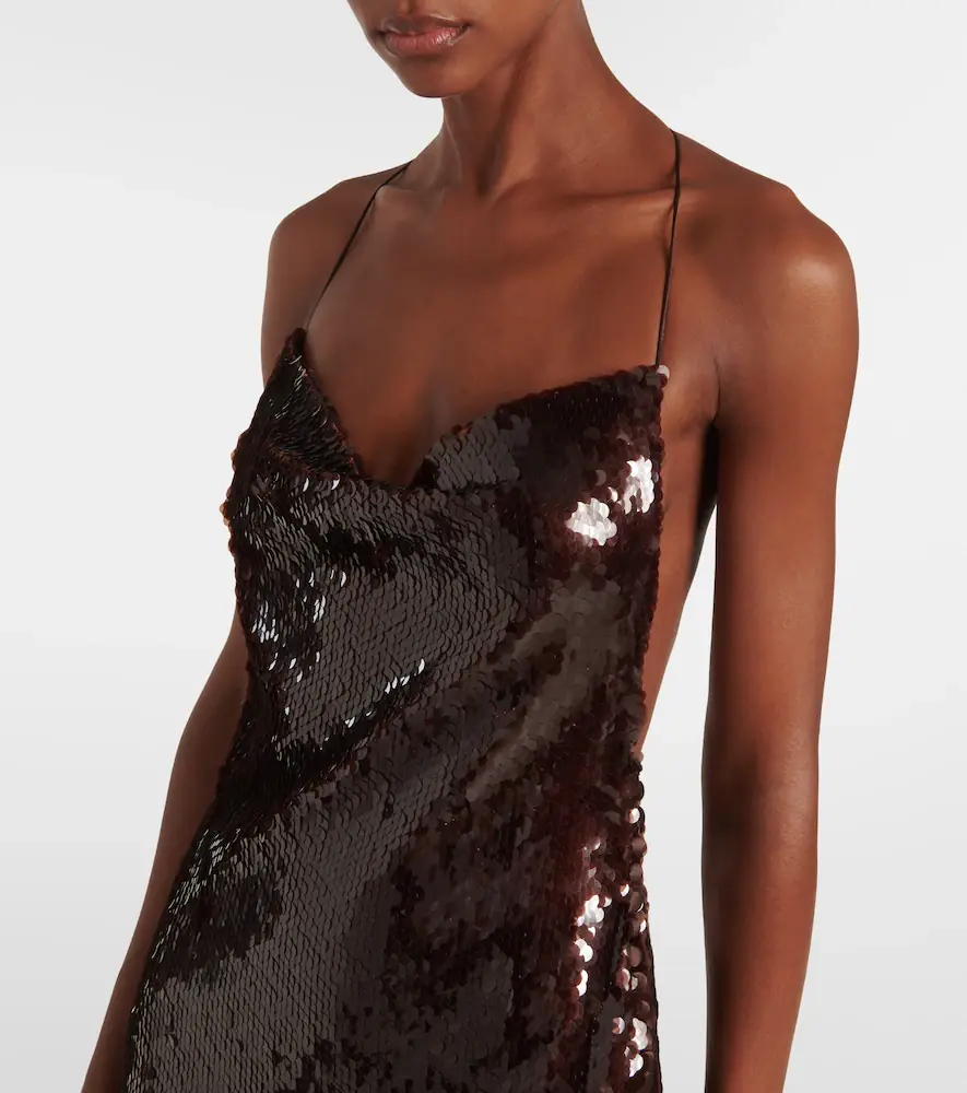 Magda Butrym Sequined draped gown | Thumbnail 3