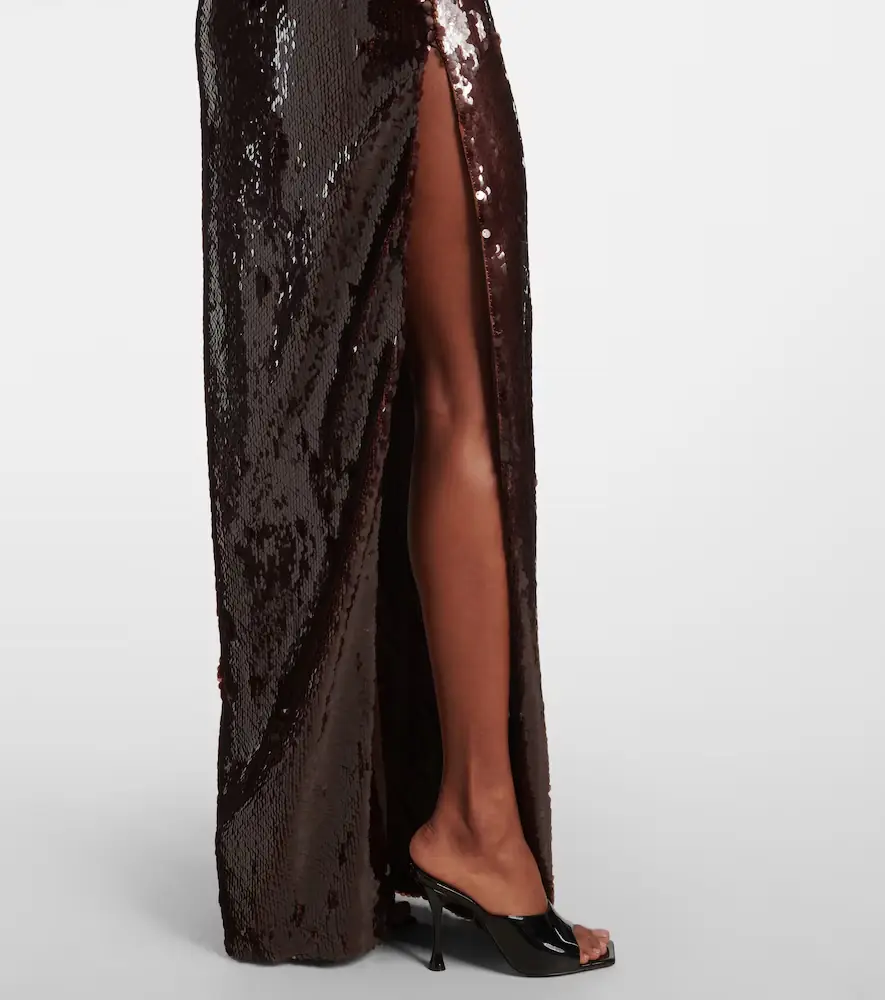 Magda Butrym Sequined draped gown | Thumbnail 4