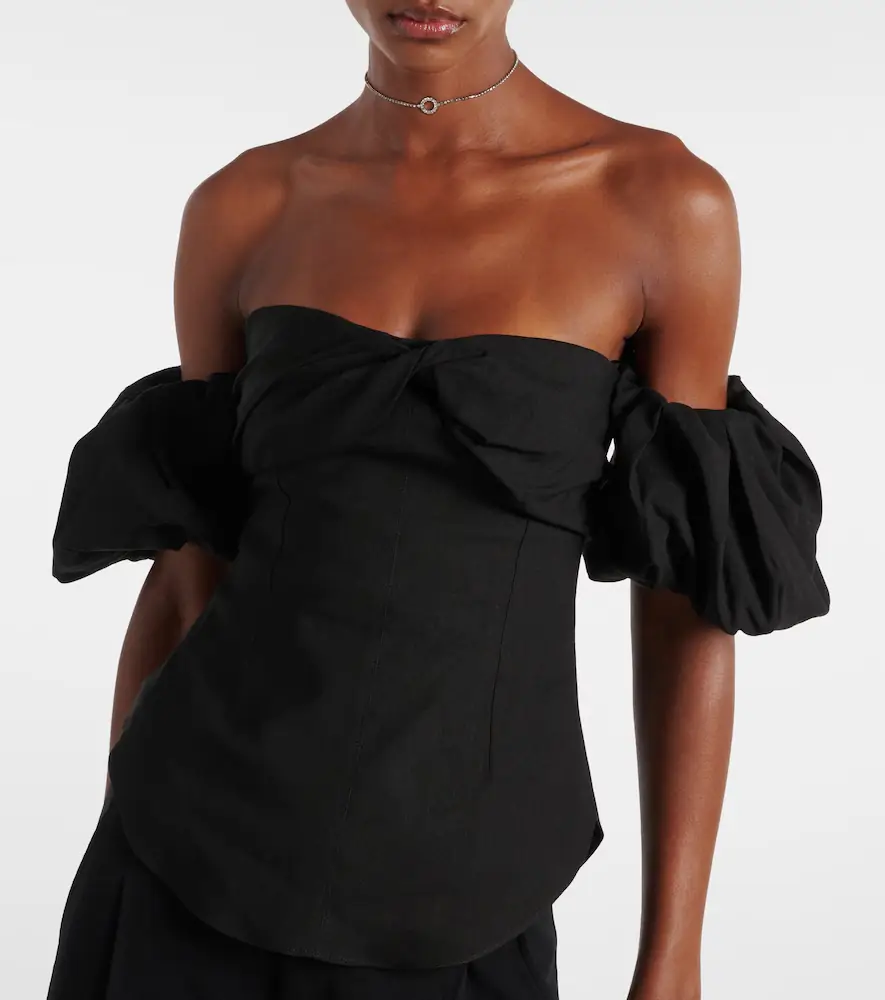 Isabel Marant Daniela off-shoulder top | Thumbnail 3 Isabel Marant Daniela off-shoulder top | Thumbnail 3