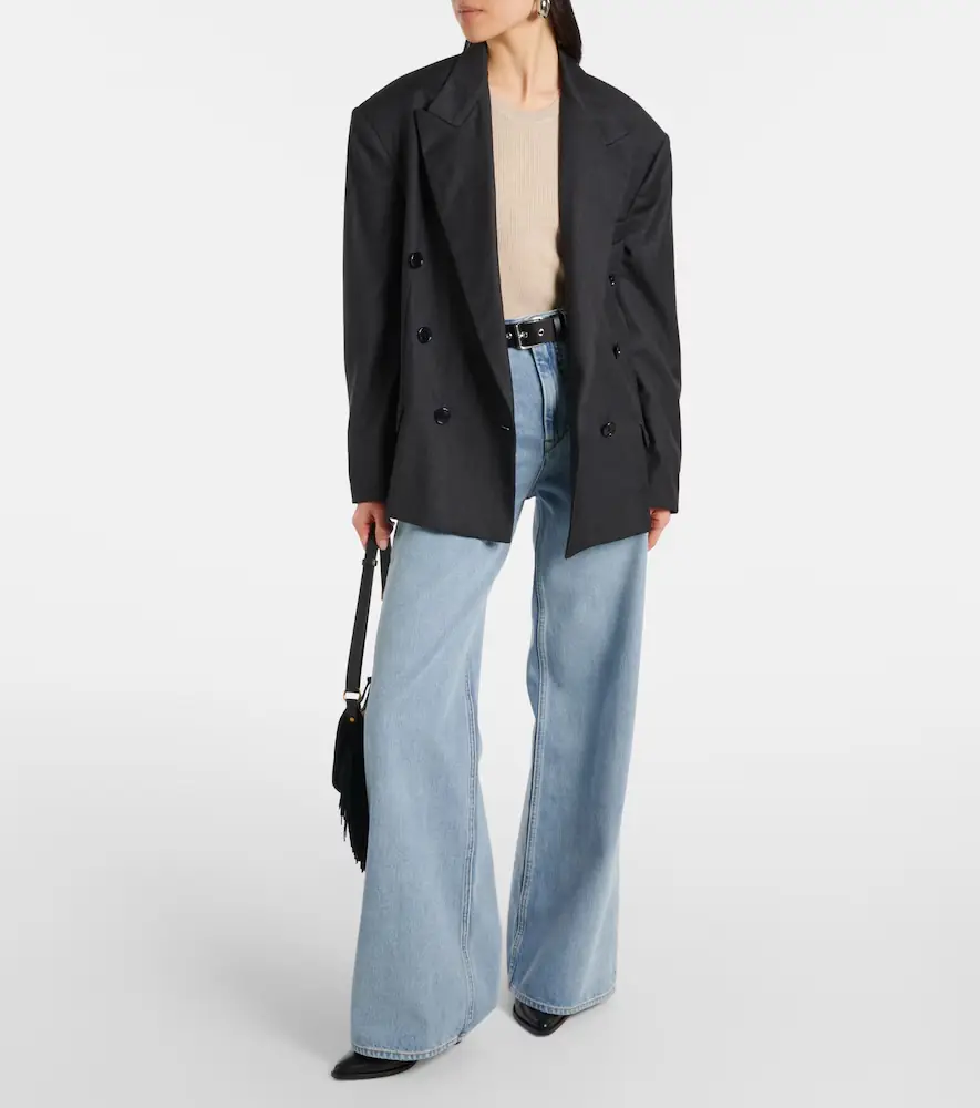 Isabel Marant Lemony wide-leg jeans | Thumbnail 4