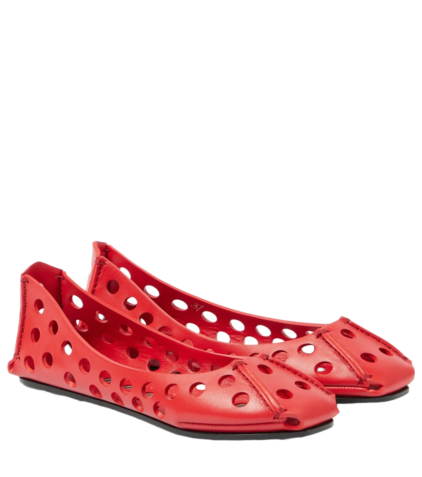 ALAÏA ALAÏA Leather ballet flats