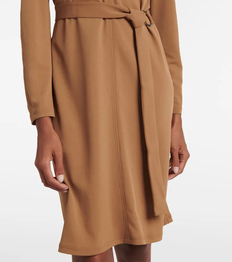 Max Mara Dorema belted jersey minidress | Thumbnail 2 Max Mara Dorema belted jersey minidress | Thumbnail 2