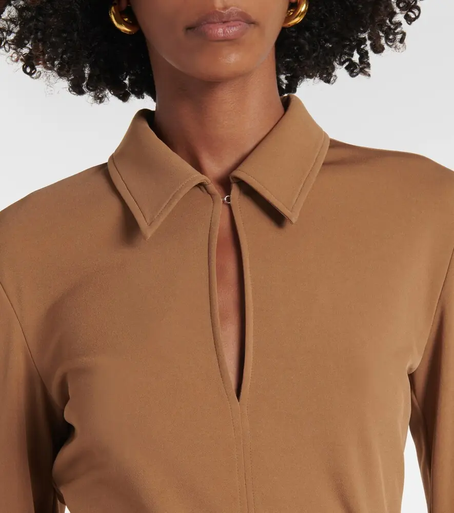 Max Mara Dorema belted jersey minidress | Thumbnail 5 Max Mara Dorema belted jersey minidress | Thumbnail 5